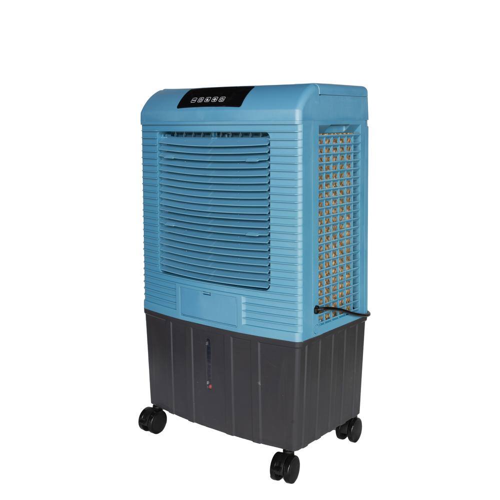 Hessaire 2100 CFM 3-Speed Portable Evaporative Cooler (Swamp Cooler) for 700 sq. ft. in Ice Blue MC26T