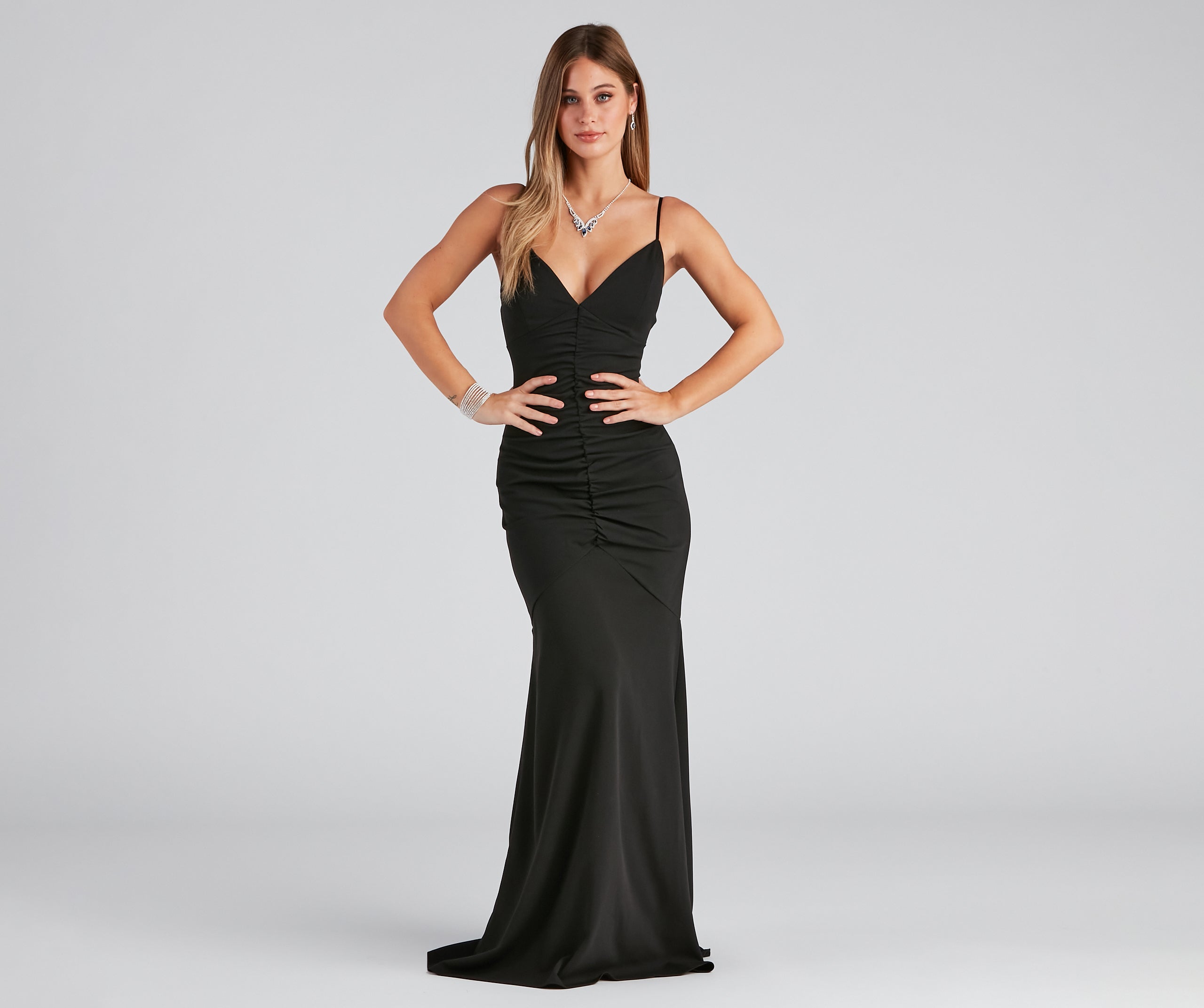 Bianca Ruched Mermaid Formal Dress