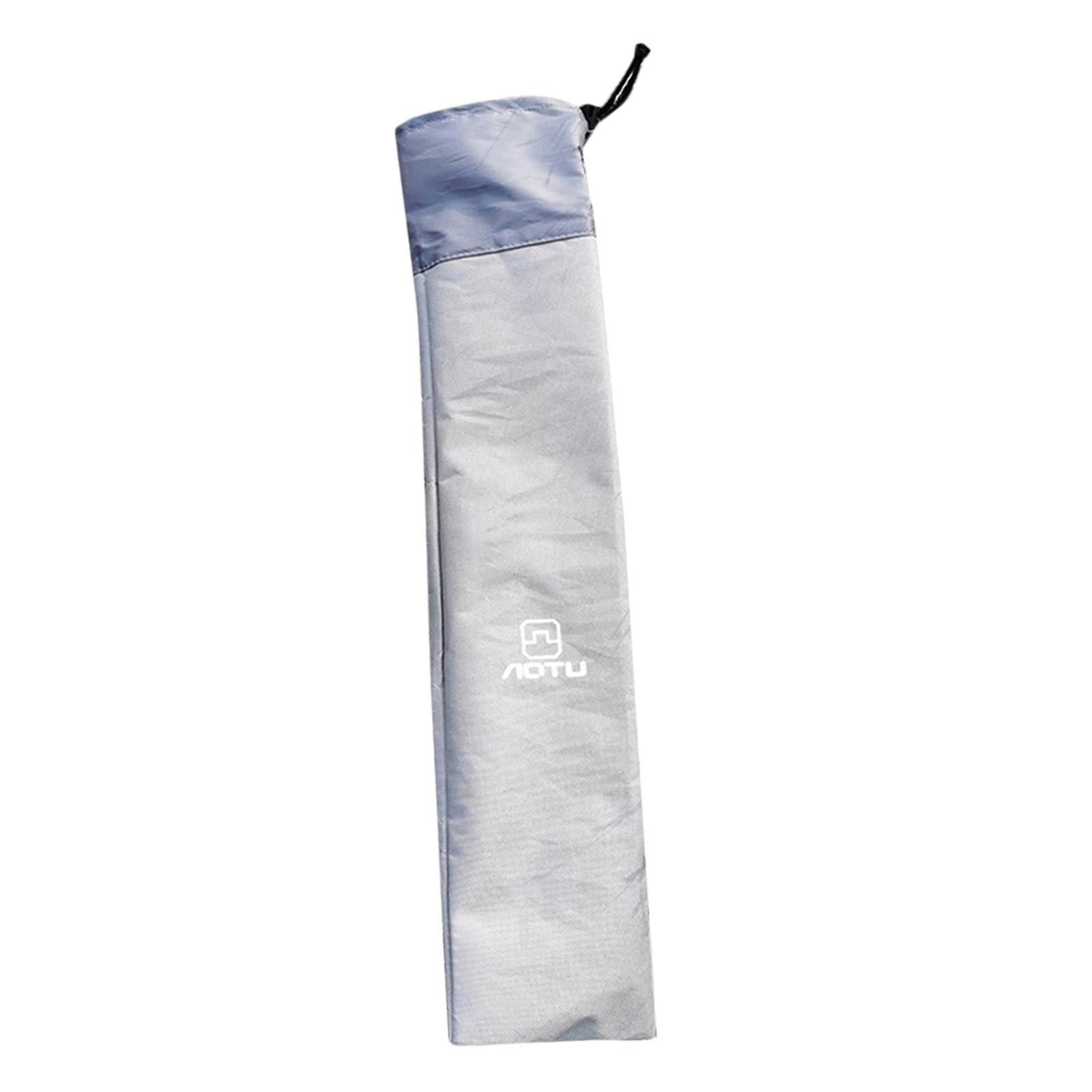 Outdoor Tent Pegs Storage Bag Organizer Tent Nail Stakes Drawstring Pouch for Backpacking Canopy Hiking Accessories Pocket - 58x13.5cm