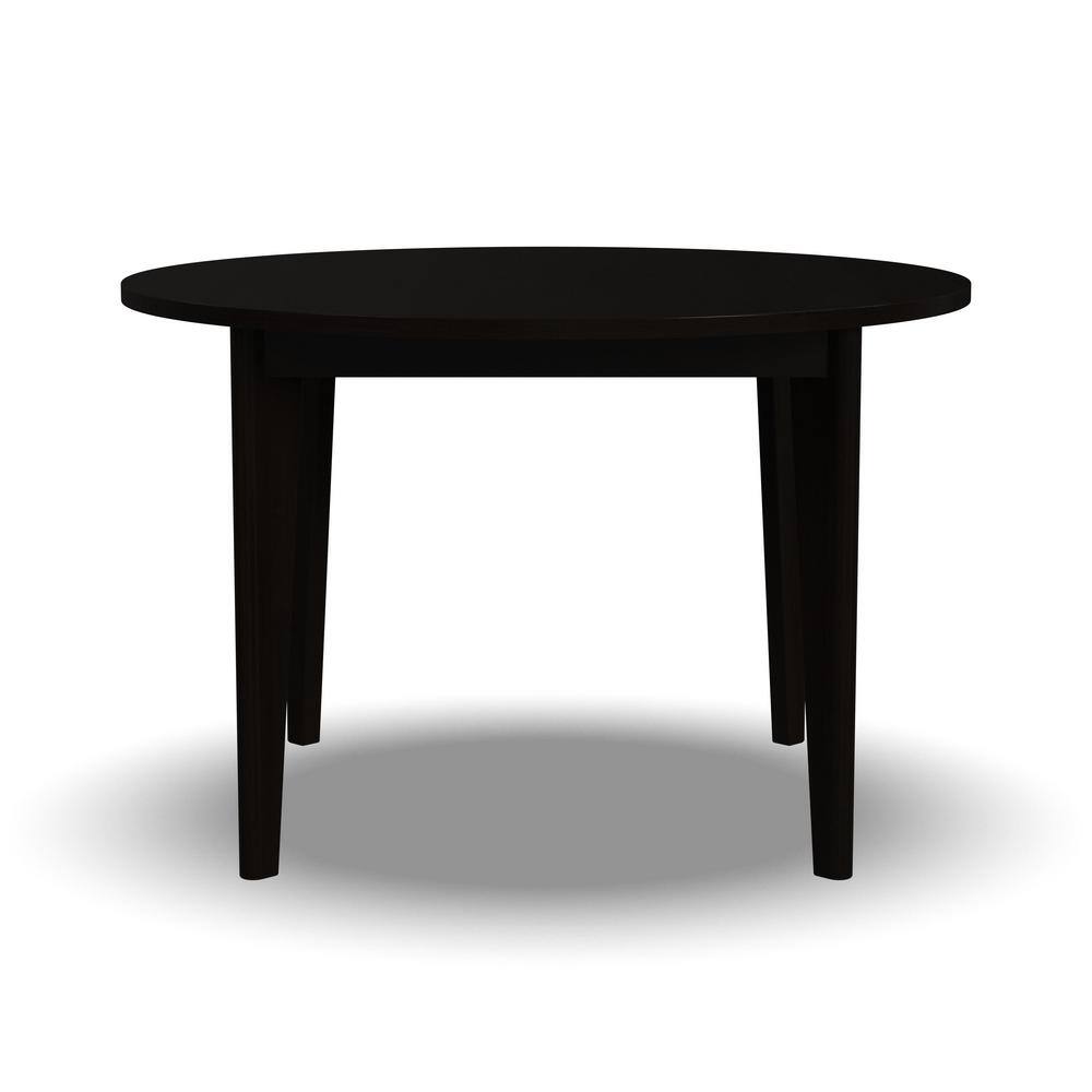 HOMESTYLES Brentwood Black Round Dining Set Seats 4 5581-325