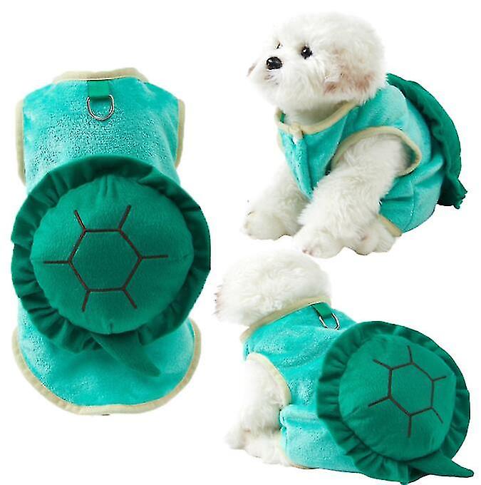 Christmas Dog Simulation Tortoise Pet Costumes Adjustable Puppy Kitten Costume For Small Medium Dogs Winter Warm Clothing