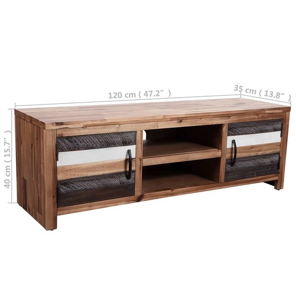 TV Cabinet Solid Acacia Wood 47.2