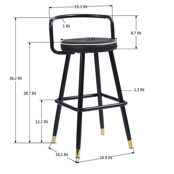 Homyliin Bar and Counter Stool (Set of 2)