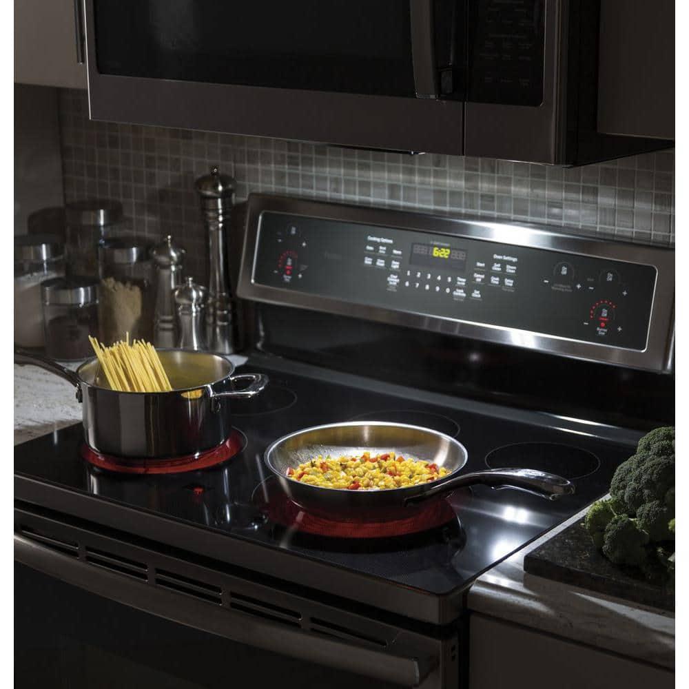 GE Profile Profile 21 cu ft Over the Range Microwave with Sensor Cooking in Stainless Steel