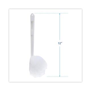 Boardwalk Deluxe Bowl Mop 10 in. Handle 2 in. Dia Head Plastic White 25Carton BWK00160