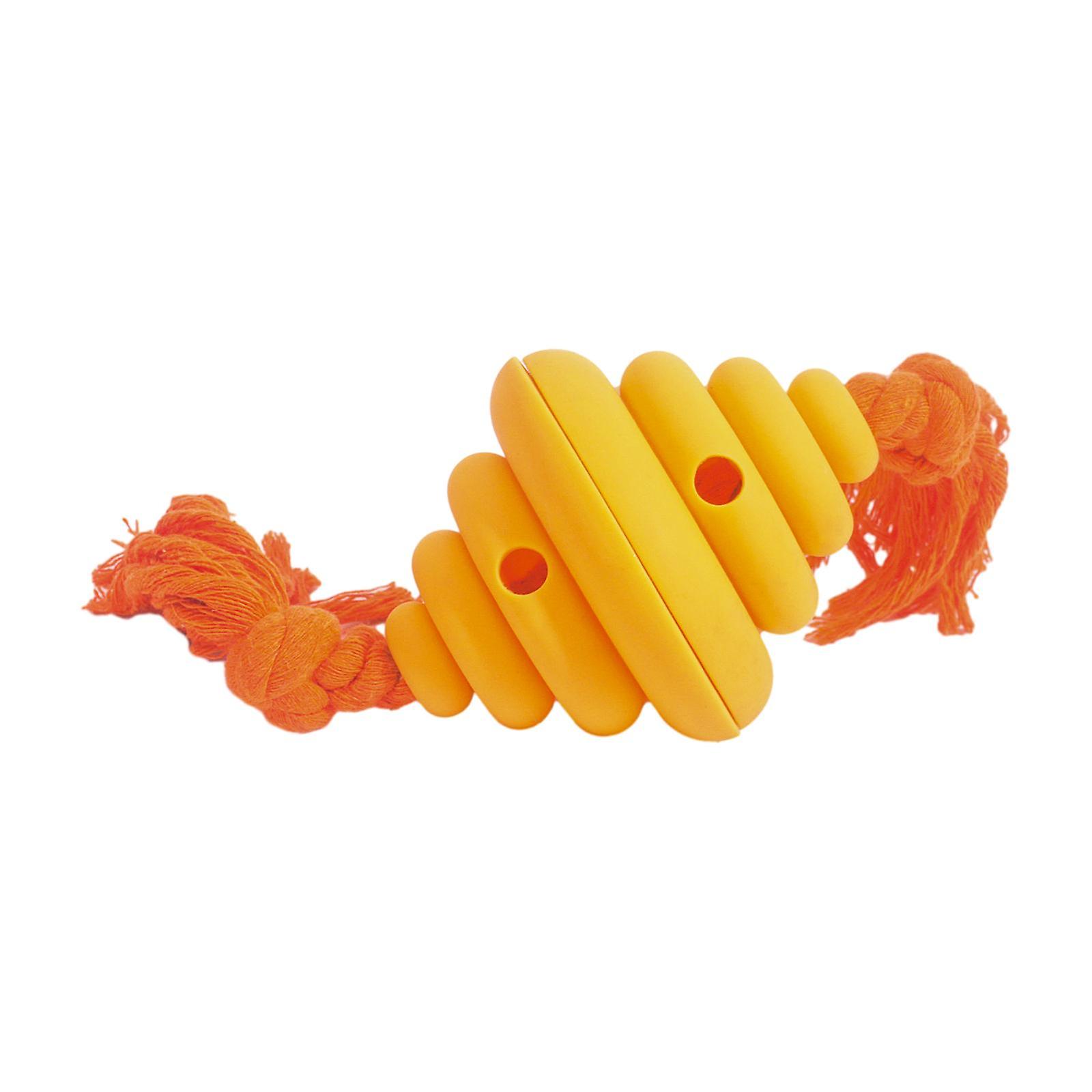 Leaking Food Dog Toy Bite Resistant Small Medium And Large Dogs Dog Chew Toy Yellow