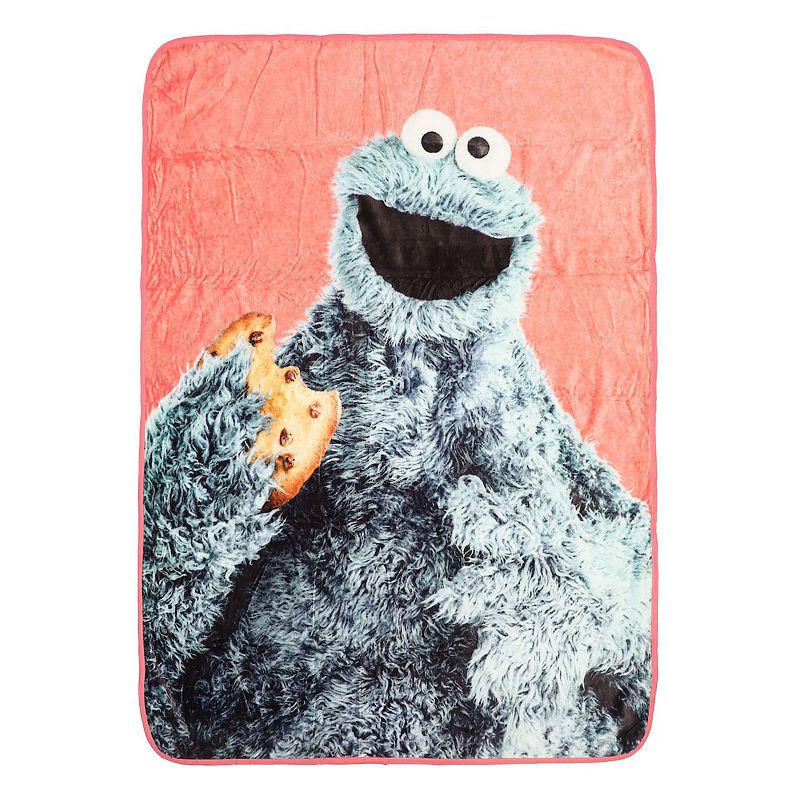 Sesame Street Cookie Monster Throw Blanket