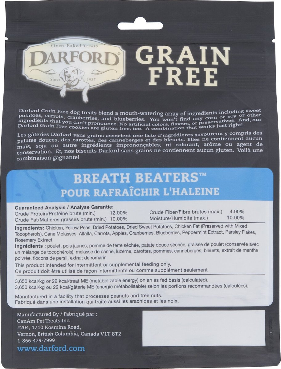 Darford Breath Beaters Grain-Free Dog Treats