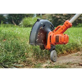 BLACK+DECKER 14 in. 6.5 Amp Corded Electric Single Line 2-In-1 String Trimmer  Lawn Edger with Automatic Feed BESTA510