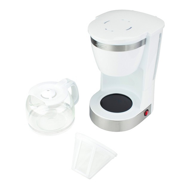 Brentwood 10 Cup 800 Watt Coffee Maker In White