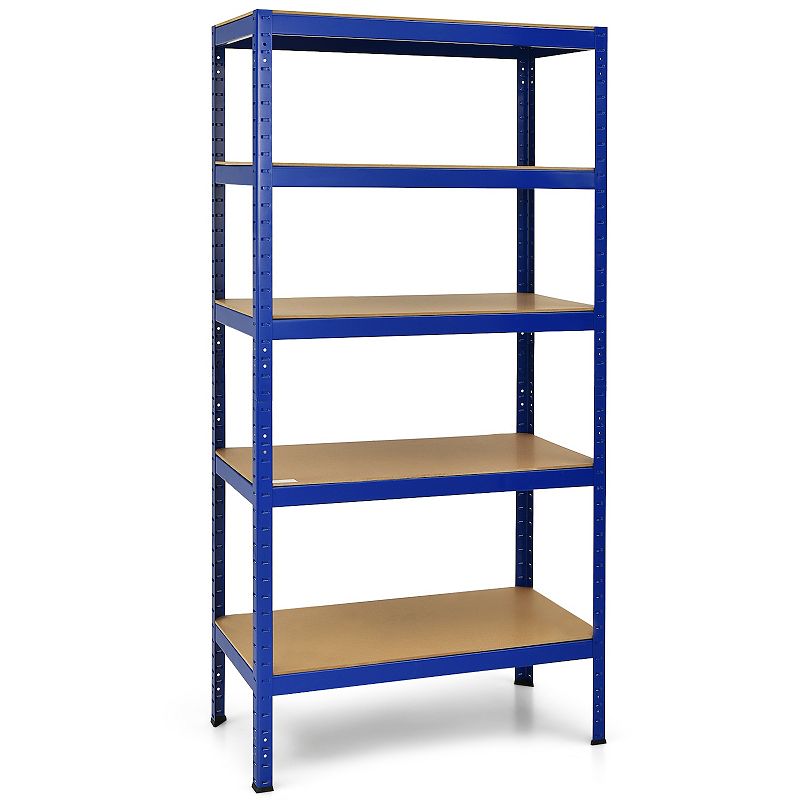 Heavy Duty Steel Adjustable 5 Level Storage Shelves