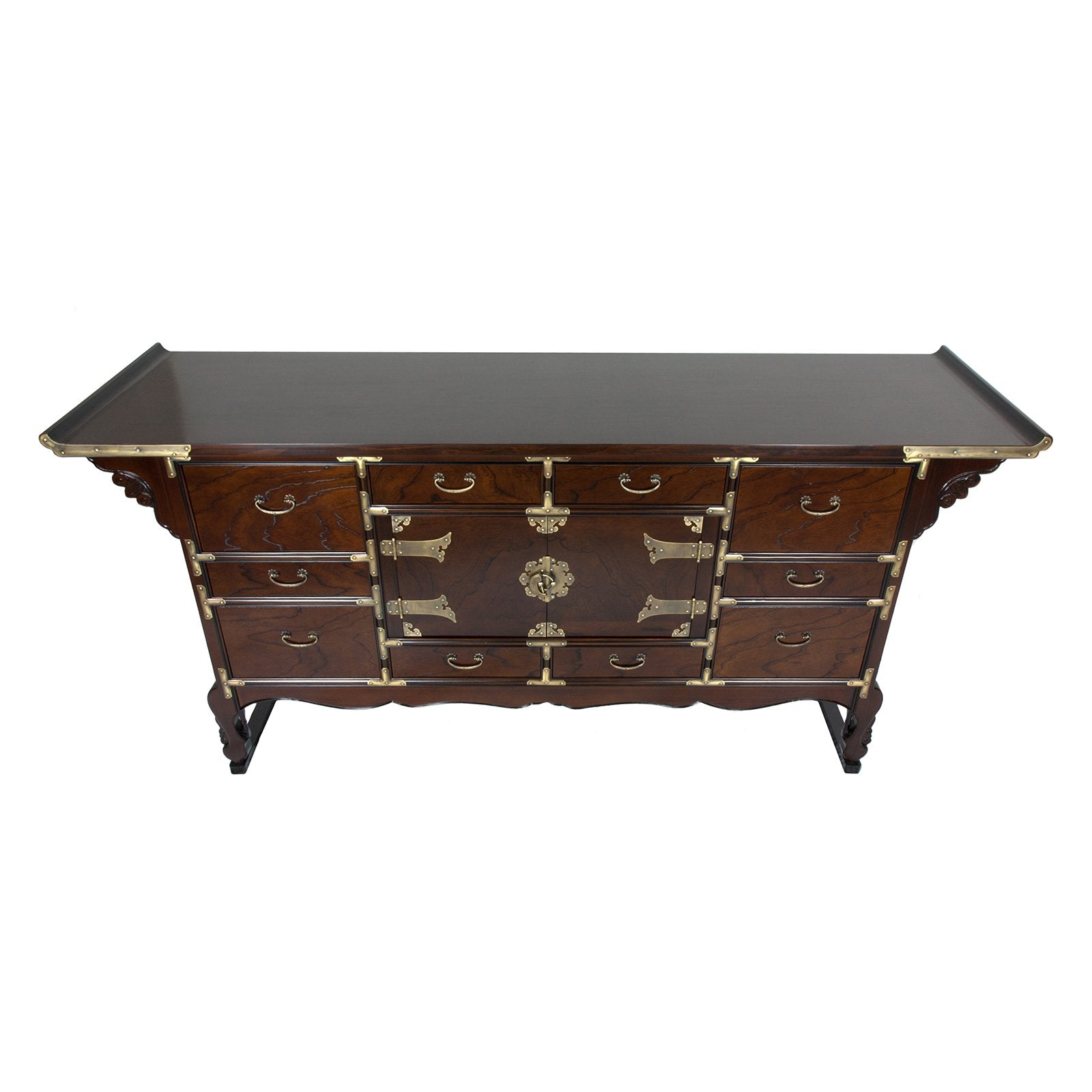 Oriental Furniture Korean Tansu Style 13-Drawer Buffet Server, oriental style, classic Korean item, decorative piece with practical use