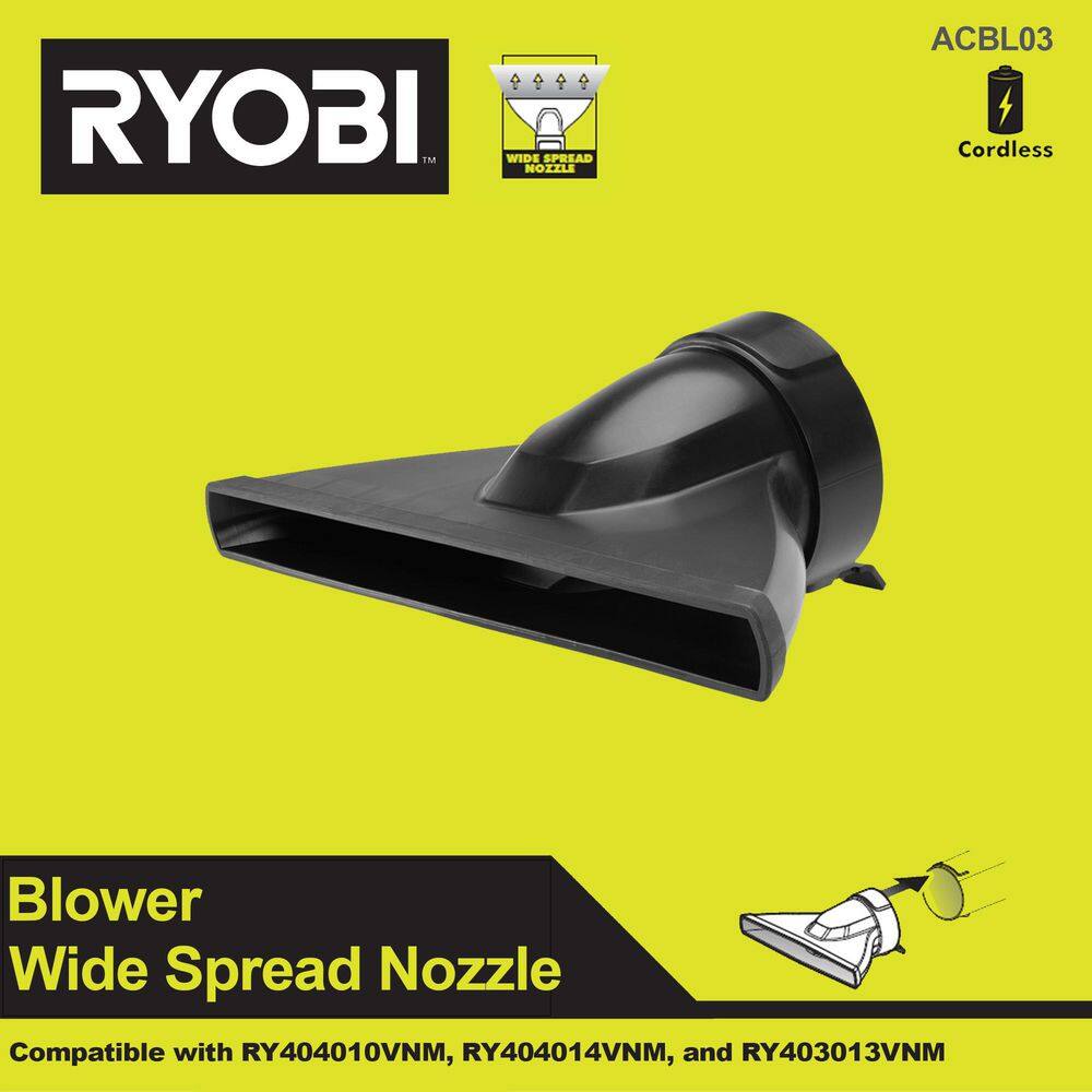 RYOBI Wide Rubber Blower Nozzle ACBL03