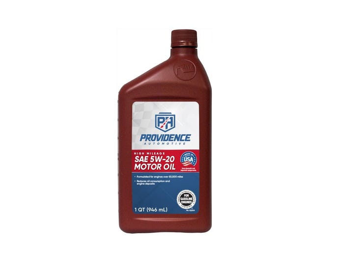 Providence Automotive High Mileage Motor Oil 5W20， 1 Quart - PA-5201H