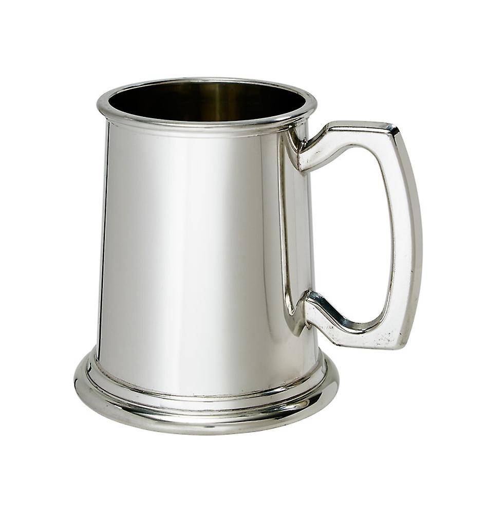 Half Pint Plain Pewter Tankard