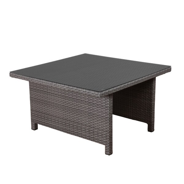 Amazonia Outdoor Patio Low Side Wicker Table