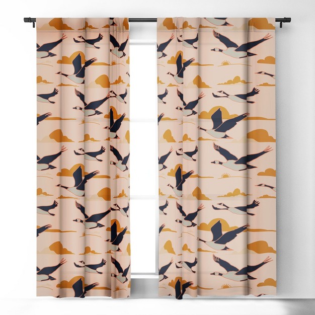 1pc Blackout Window Curtain Panel Deny Designs