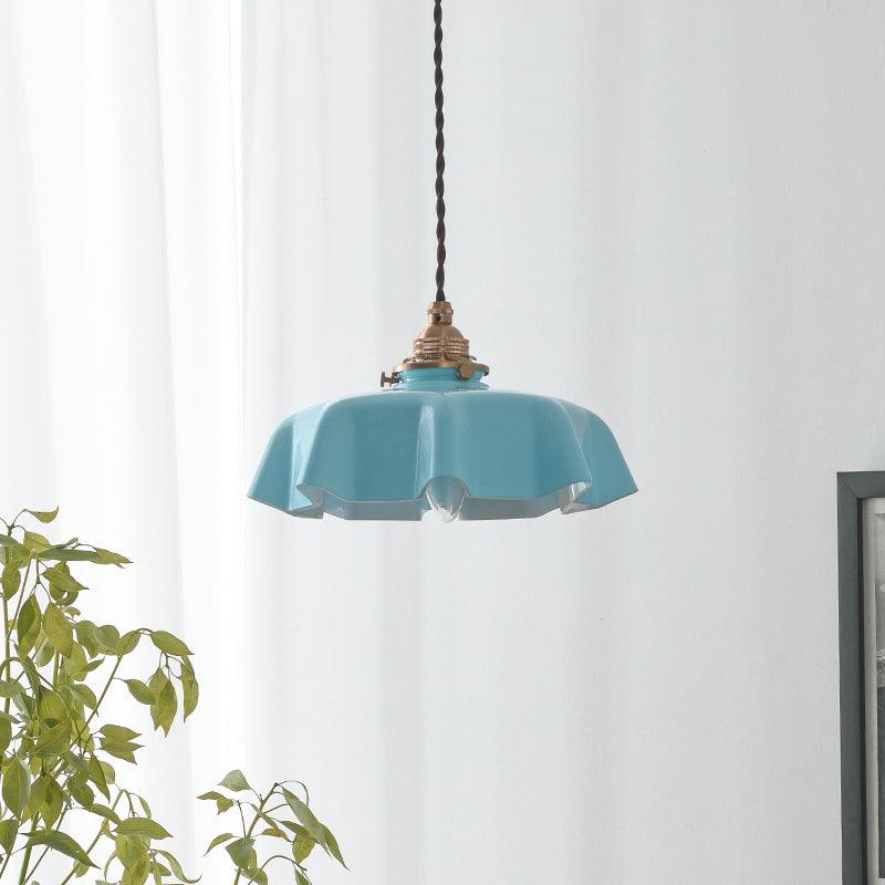 French Flower Pendant Swag Light