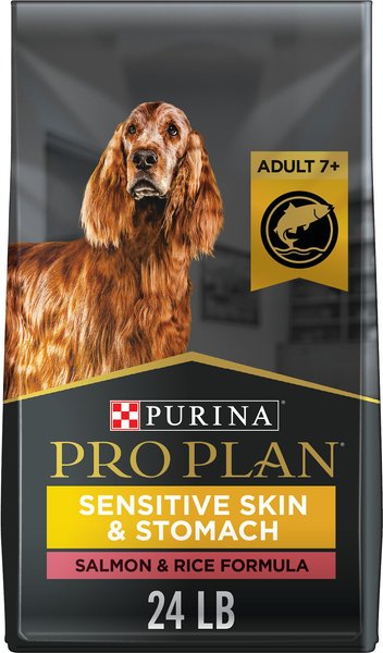 Purina Pro Plan Sensitive Skin and Stomach 7+ Salmon and Rice Formula Dry Dog Food