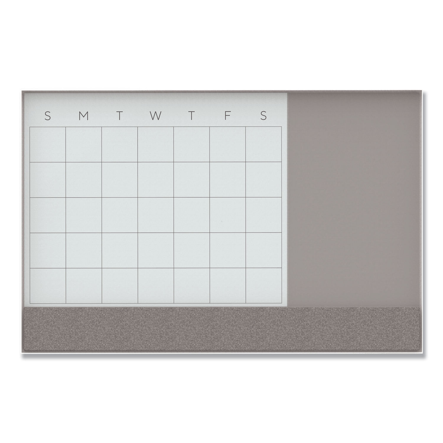 3N1 Magnetic Glass Dry Erase Combo Board by U Brands UBR3198U0001