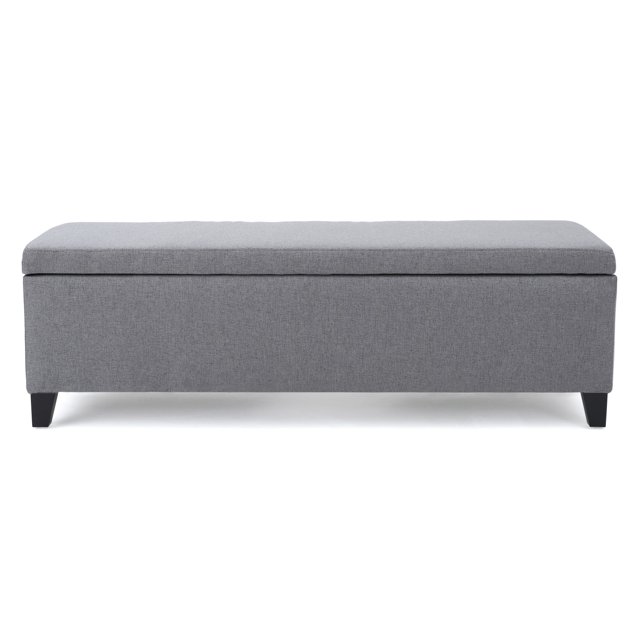 Clor Fabric Rectangle Storage Ottoman Bench