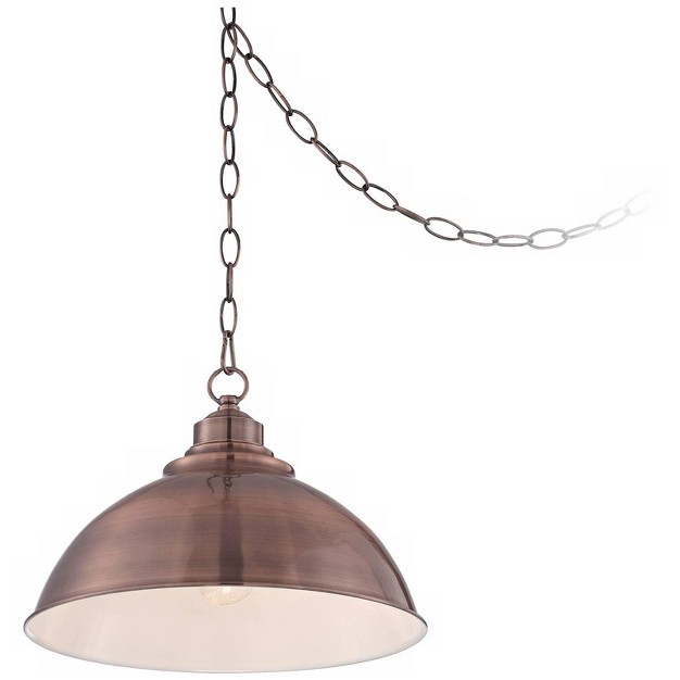 Wide Industrial Rustic Dome Shade For Dining Room House Foyer Kitchen Island Entryway