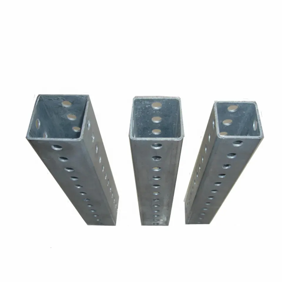 Steel Post Street Square Traffic ODM Coloful OEM Galvanized U Channel Sign Post Fence Post Waterproof Galvanized Powder Coated