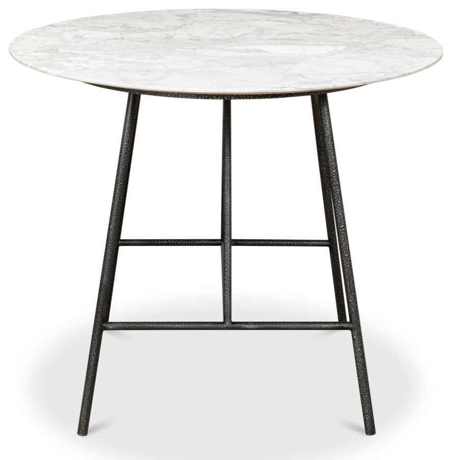 Portofino Round Cafe Bistro Table   Transitional   Coffee Tables   by Sideboards and Things  Houzz