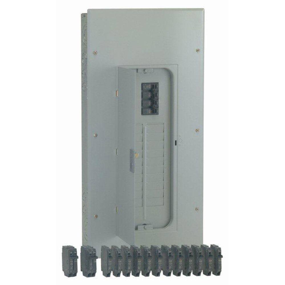 GE PowerMark Gold 200 Amp 20-Space 40-Circuit Indoor Main Breaker Value Kit Includes Select Circuit Breaker TM2020CCUPL2