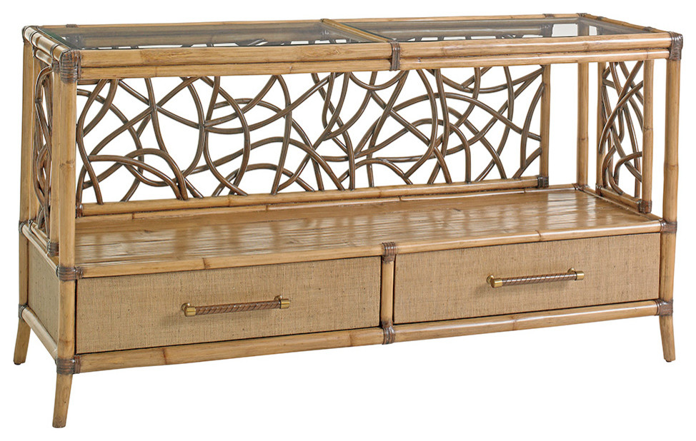 Sonesta Serving Console   Tropical   Console Tables   by Lexington Home Brands  Houzz