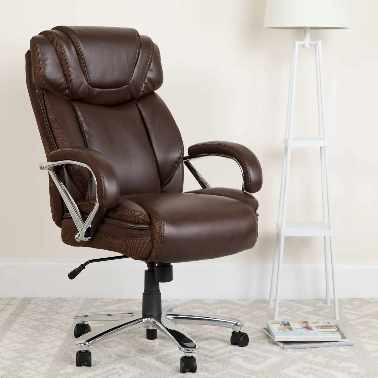 Brown Leather Office Chair