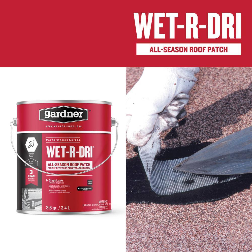 Gardner 115.2 oz. Wet-R-Dri All-Season Roof Patch 0371-GA