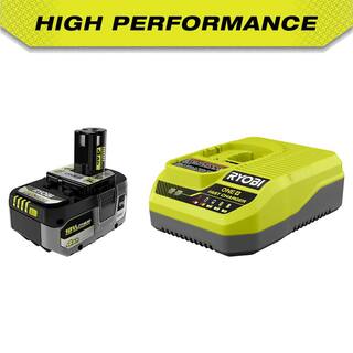 RYOBI ONE+ 18V HIGH PERFORMANCE Starter Kit with 4.0 Ah Battery and Charger PSK014