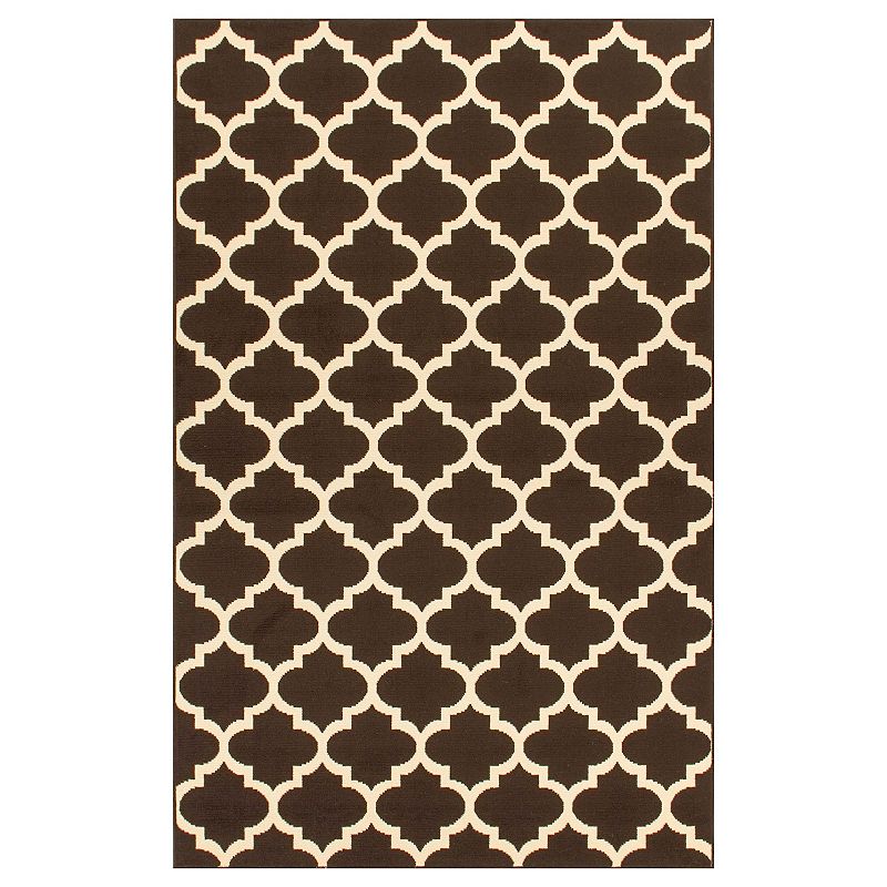 SUPERIOR Modern Quatrefoil Indoor Area Rug