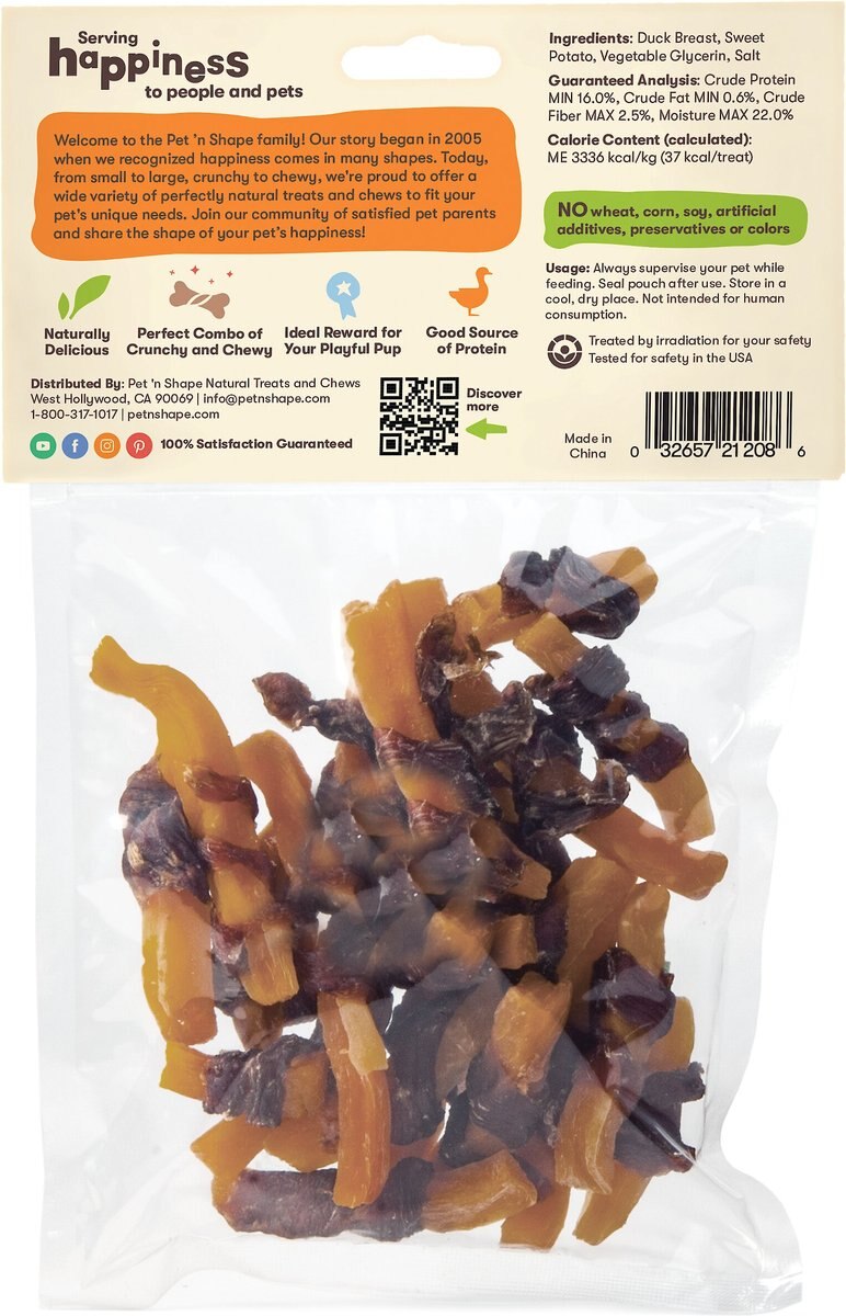 Pet 'n Shape Grain-Free Duck 'n Sweet Potato Dog Treats