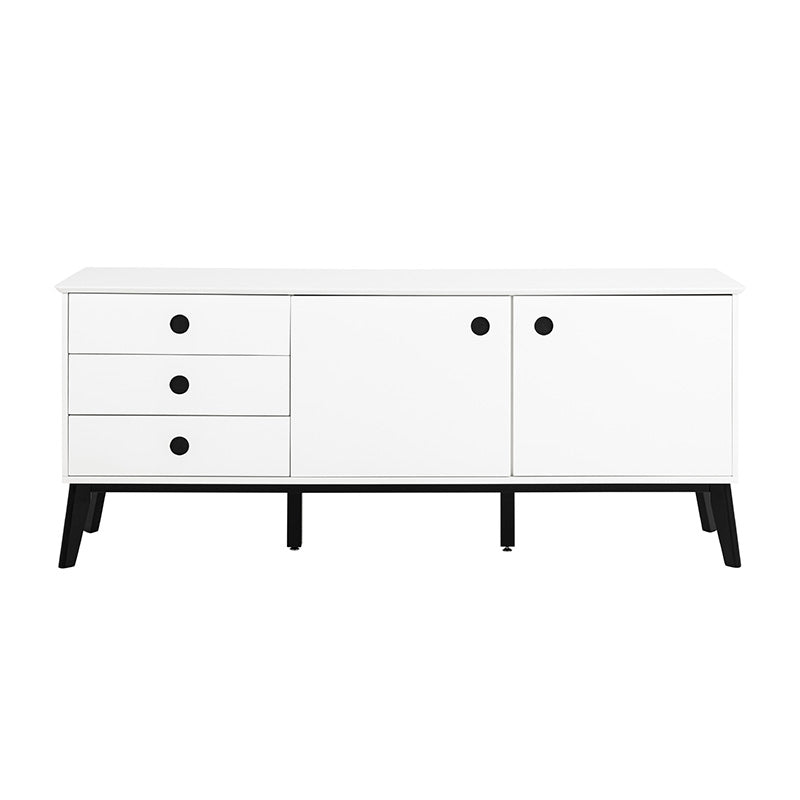 SABINE Sideboard Buffet 180cm - White/Black