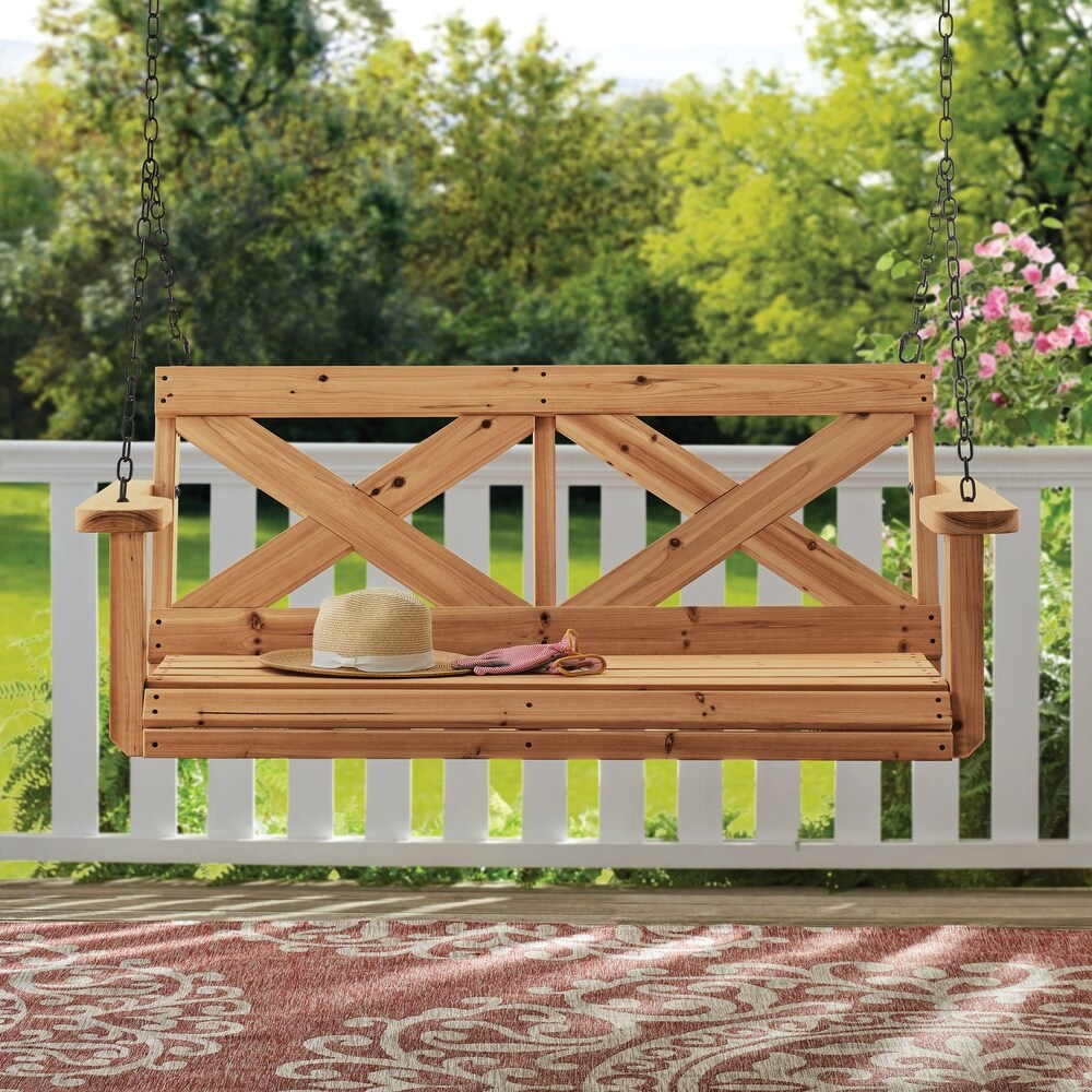 Backyard Discovery Meranti Farmhouse Porch Swing