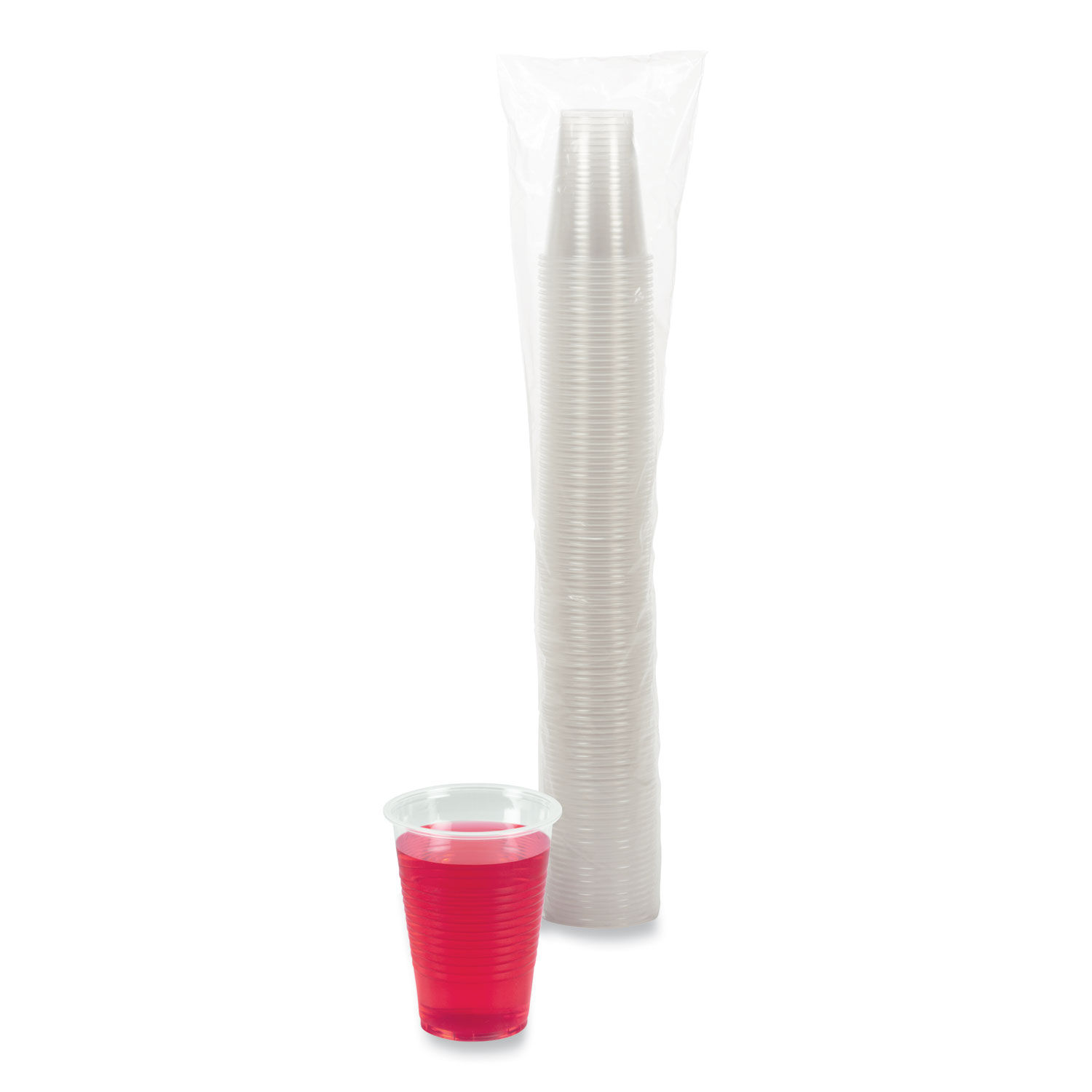 Translucent Plastic Cold Cups by Boardwalkandreg; BWKTRANSCUP9PK