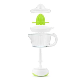 Continental Electric 40 W 24 oz. WhiteGreen Electric Citrus Juicer Dust Cover Easy Pour Spout CE-JU121