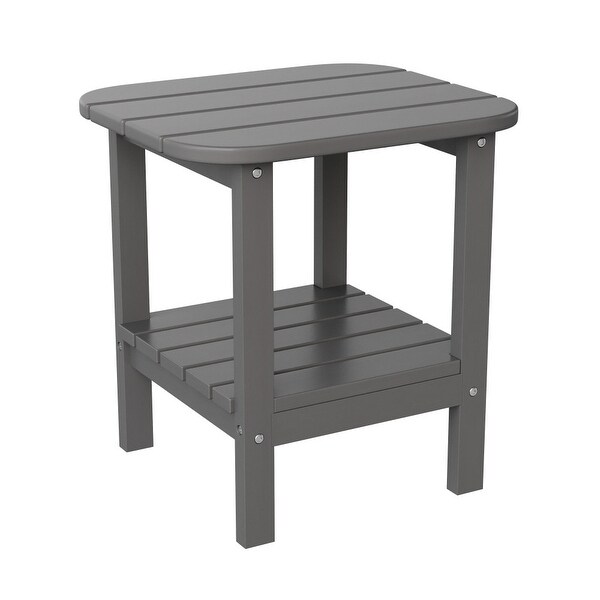 Commercial Grade AllWeather Adirondack Style Patio Side Table