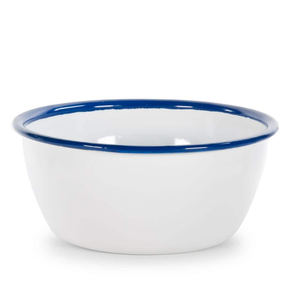 Golden Rabbit Cobalt Rolled Edge 3-Cup Enamelware Bowl (Set of 4) RCW93