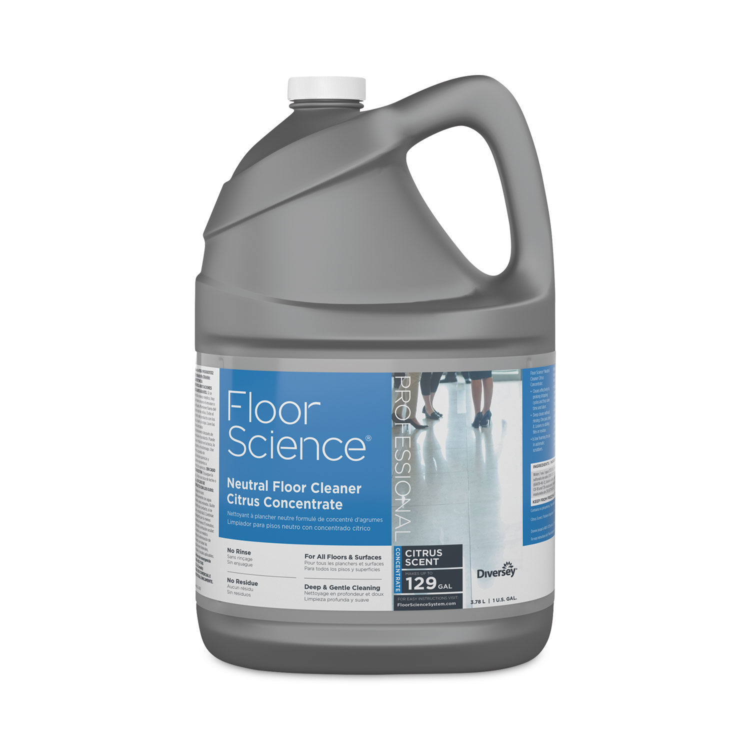 Floor Science Neutral Floor Cleaner Concentrate by Diverseyandtrade; DVOCBD540441