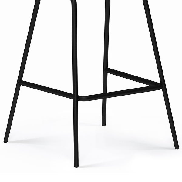 WyndenHall Kempton Contemporary Counter Height Stool (Set of 2) - 17.9