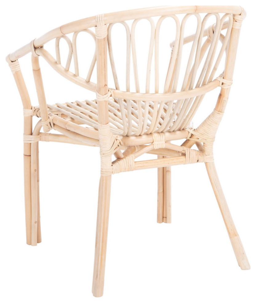 Invil Rattan Dining Chair  Set of 2  Natural   Tropical   Dining Chairs   by V.S.D Furniture  Houzz