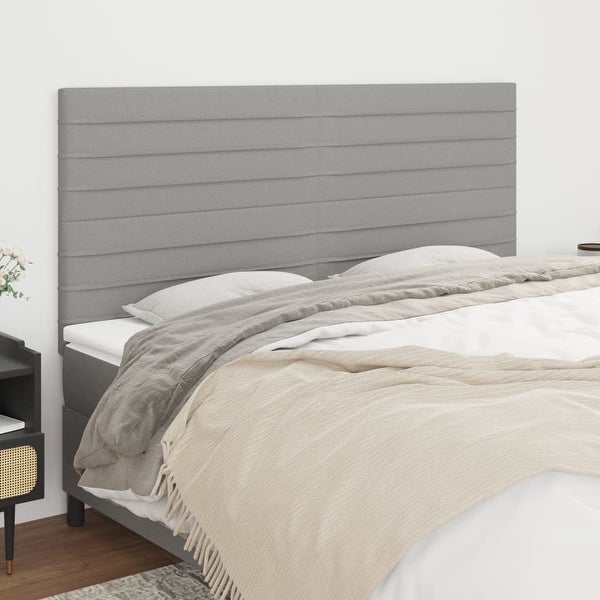 vidaXL Headboard Dark/Light Gray 39.4