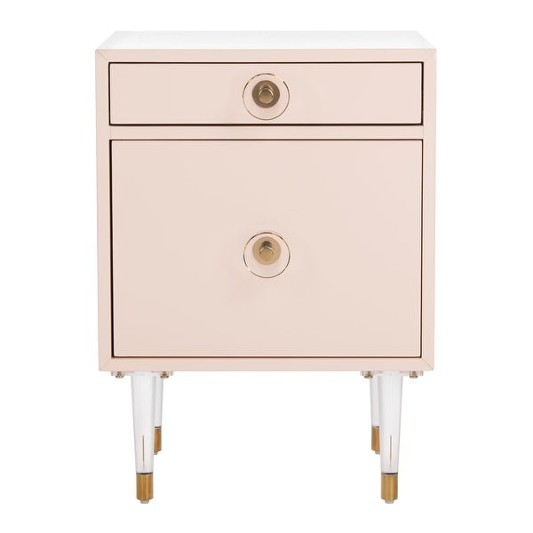 SAFAVIEH Couture Harry 2 Drawer Side Table - 18.7