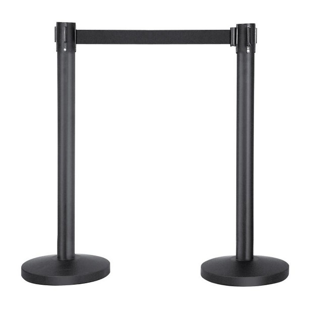 Yaheetech Retractable Belt Stanchion Set For Queuing Lines Crowd Control Barriers