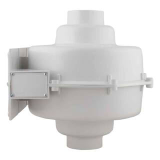 RadonAway GP501C 3 in. Inlet and Outlet Inline Radon Fan in White with 3.8 in. Maximum Operating Pressure 23005-1