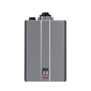 Rinnai Super High Efficiency Plus 9 GPM Residential 160000 BTU Natural Gas Interior Tankless Water Heater RU160iN