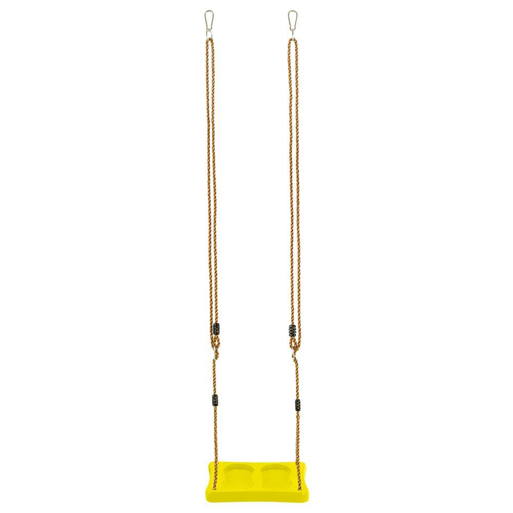 SWINGAN Machrus Swingan One Of A Kind Standing Swing With Adjustable Ropes Fully Assembled Yellow SWSSR-YL